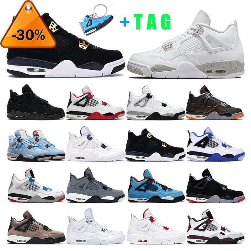 

Mens Basketball Shoes 4s White Oreo University Bule Black Cat Fire Red Pure Money Taupe Haze Women Sport Sneaker Trainer, 12 raptors