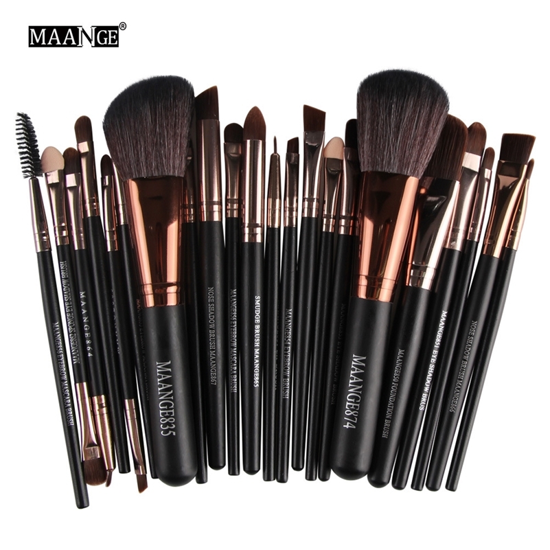 

Makeup Brushes Set 22pcs Eyebrow Highlighter Powder Foundation Eye Shadow Cosmetics Professional 220722