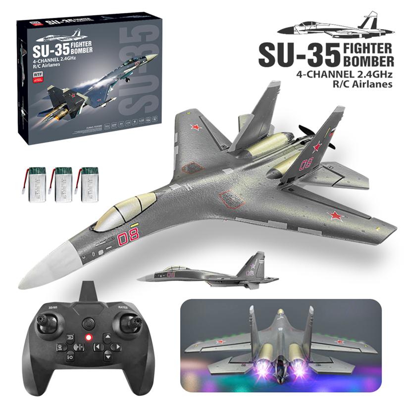 

2.4G remote control glider 6D inverted aircraft flight six-axis gyroscope fixed-wing LED night flight stunt model toy268f, Black