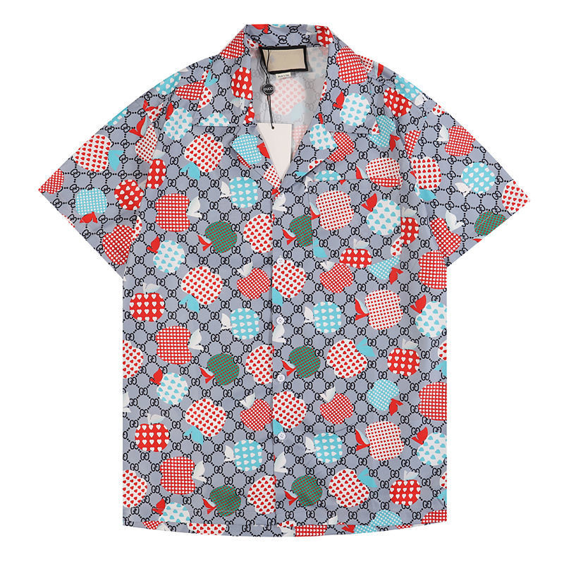 New T Shirt For Man shirt Designer Mens T-Shirts Luxury Variety Hawaii Lovers Beach Summer Short Sleeve Print High Street M-3XL 8 Style