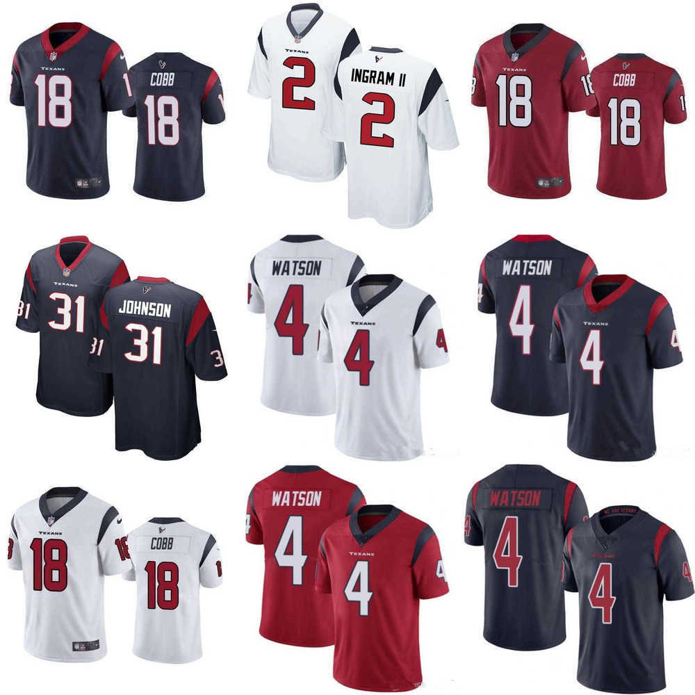 

Football Jerseys men women Houston''Texans''Jersey 31 David Johnson 4 Deshaun Watson 18 Randall Cobb 2 Mark Ingram II, Color