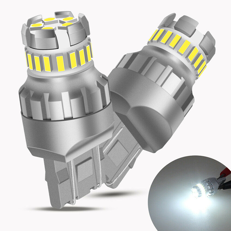 

2pcs T20 7443 7440 LED Canbus Light For Lada Kalina Granta Vesta DRL LED Bulbs 12V White Red Yellow Super Bright 3030 4014 SMD