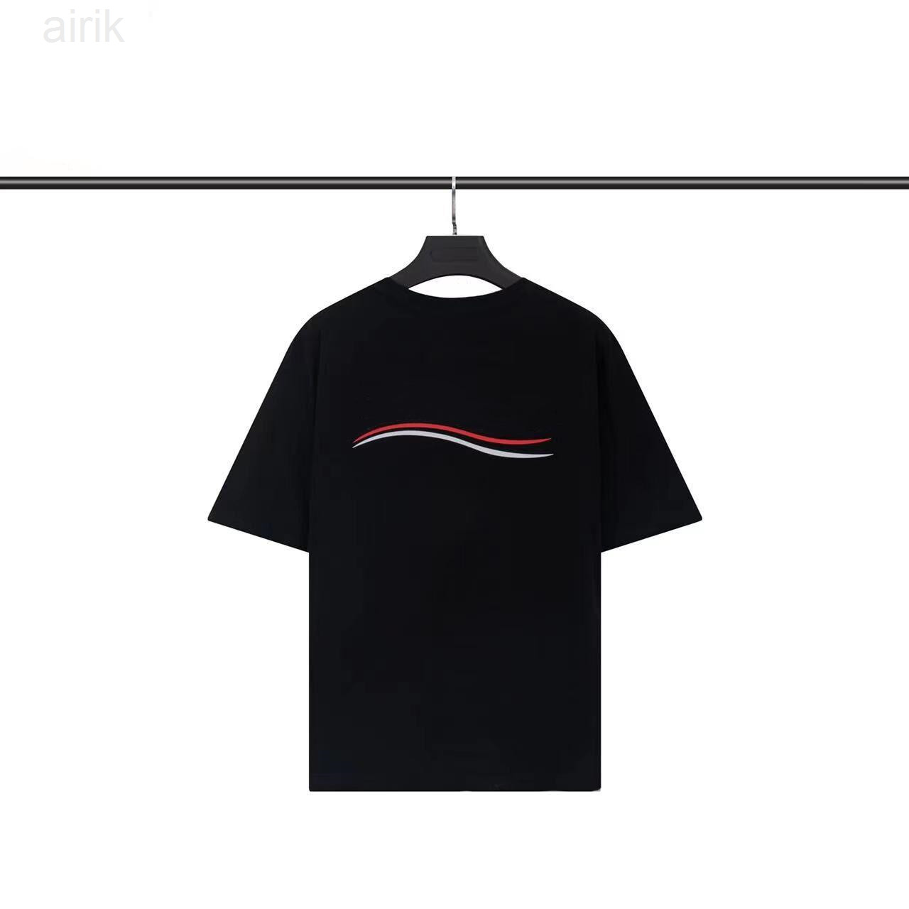 

Designer Trend T Shirt Summer Short Sleeve Waves Tee Men Women Lovers Luxury T-shirts Fashion Senior Pure Cotton High Quality Size -2XL