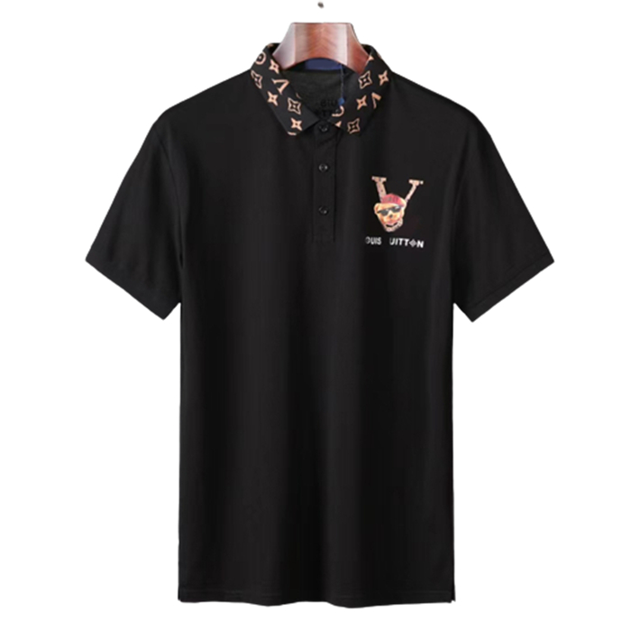 

mens polos T-Shirts Top Tee Short sleeve multiple colour Embroidery Big or small horse Hommes Classic business casual#77, 02