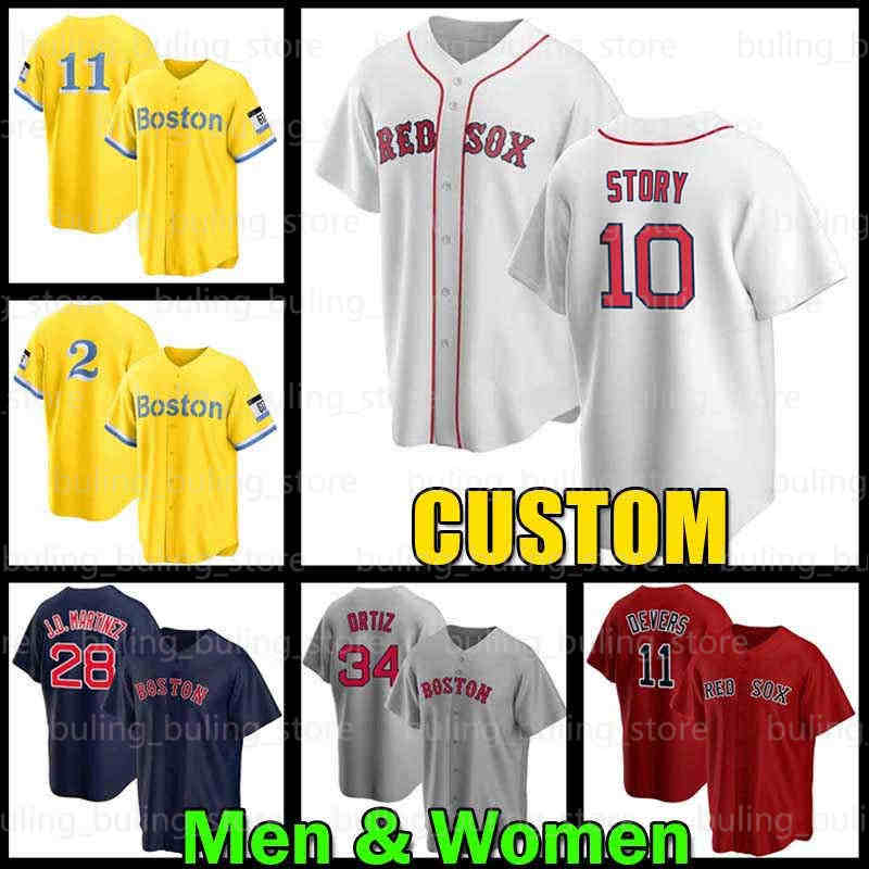 

10 Trevor Story Jersey 2 Xander Bogaerts Boston Custom David Ortiz Red Sox Rafael Devers Baseball J.D. Martinez Chris Sale Alex Verdugo Jonathan Arauz Josh Taylor Wong, Men new custom cool base(h w-no name)