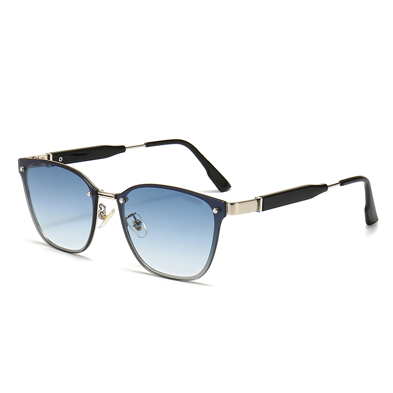 sunglasses for woman mens Mixed Color Trendy Oval Eyewear Mixed Metal Square wayfarer Classic style Fashion Anti ultraviolet beach luxury glasses