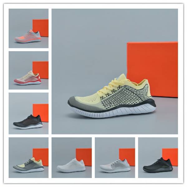 2022 New summer men's shoes 5.0 barefoot lightweight shock absorbent braided fly line soft bottom casual mesh breathable female lovers training