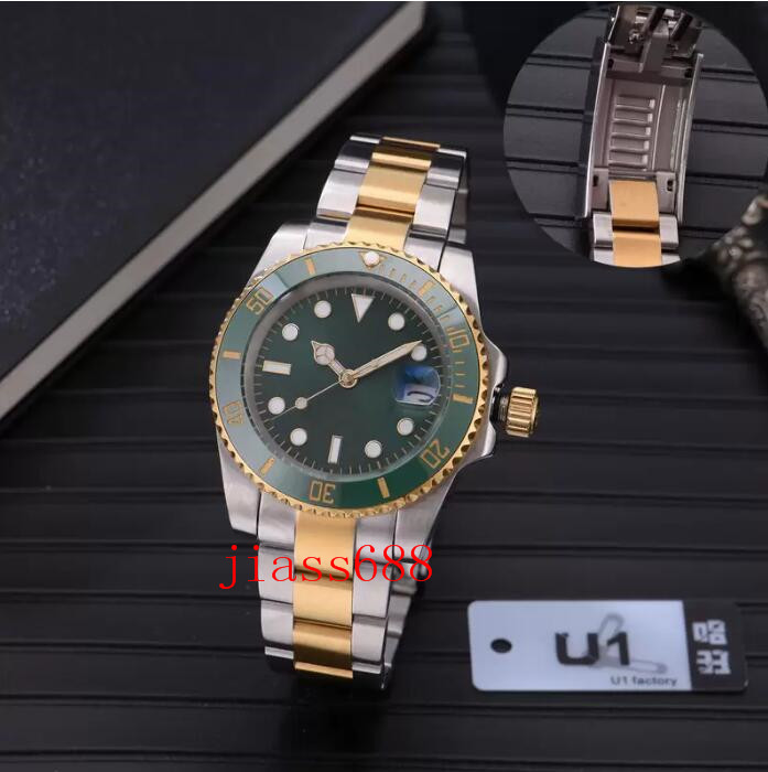 

U1 Factory 3A+ Quality Mens Automatic Mechanical Ceramics Watches 41mm Full Stainless Steel Waterproof Watch Luminous Sapphire Wristwatches Montre de luxe gifts