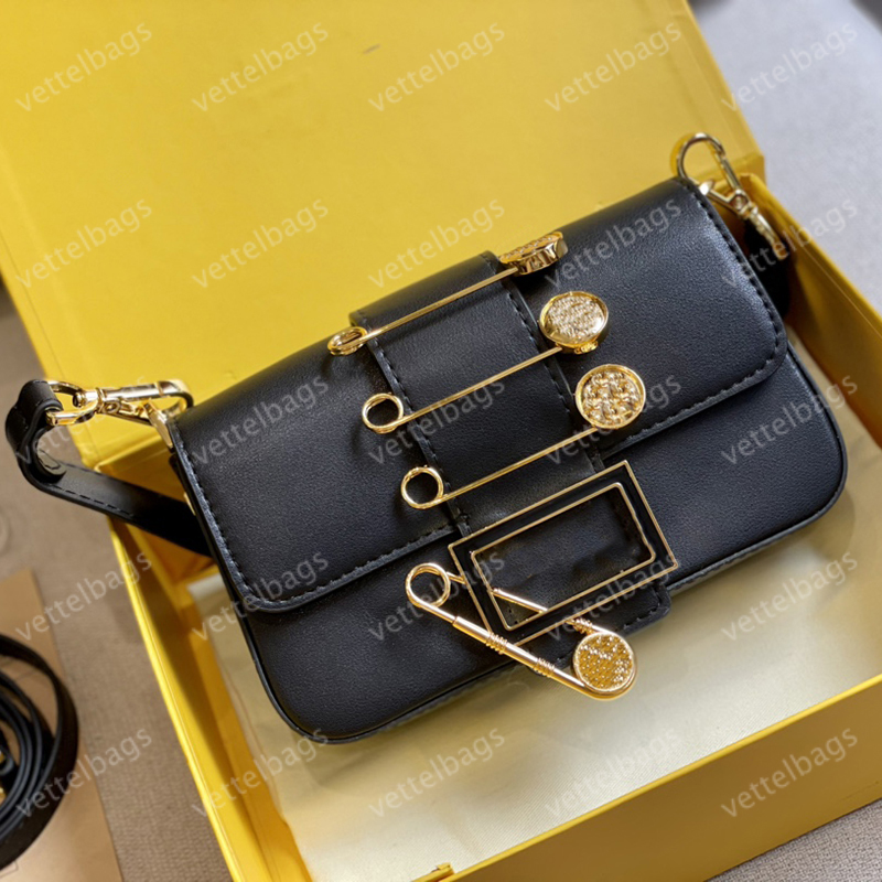 

3 Colors Pin Shoulder Bag Women Crossbody Luxury Designer Handbag Fashion Baguette Bags High Quality Cross Body Leather Handbags Mini Pochette Clutch Envelope Pack, Increase freight