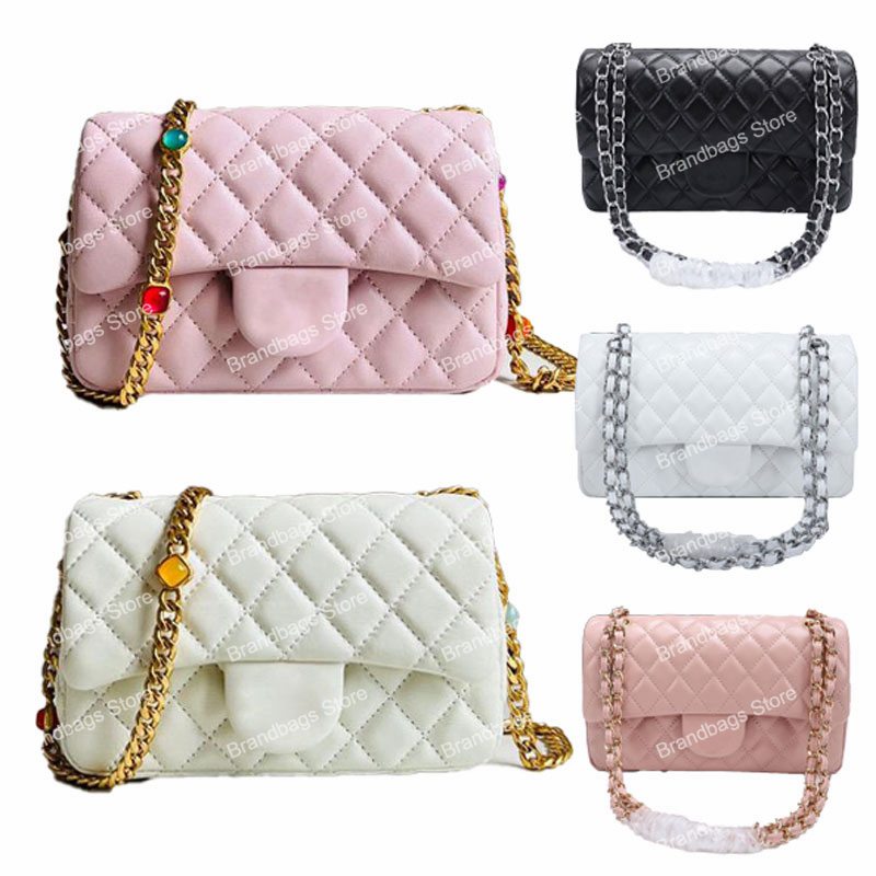 

Women Shoulder bags Designer Bags Cross body Flap bag Square Leather Fashion Luxury 25cm 30cm High Quality Classic Purse Small Mini Size Leisure Multi Color, Random card holders