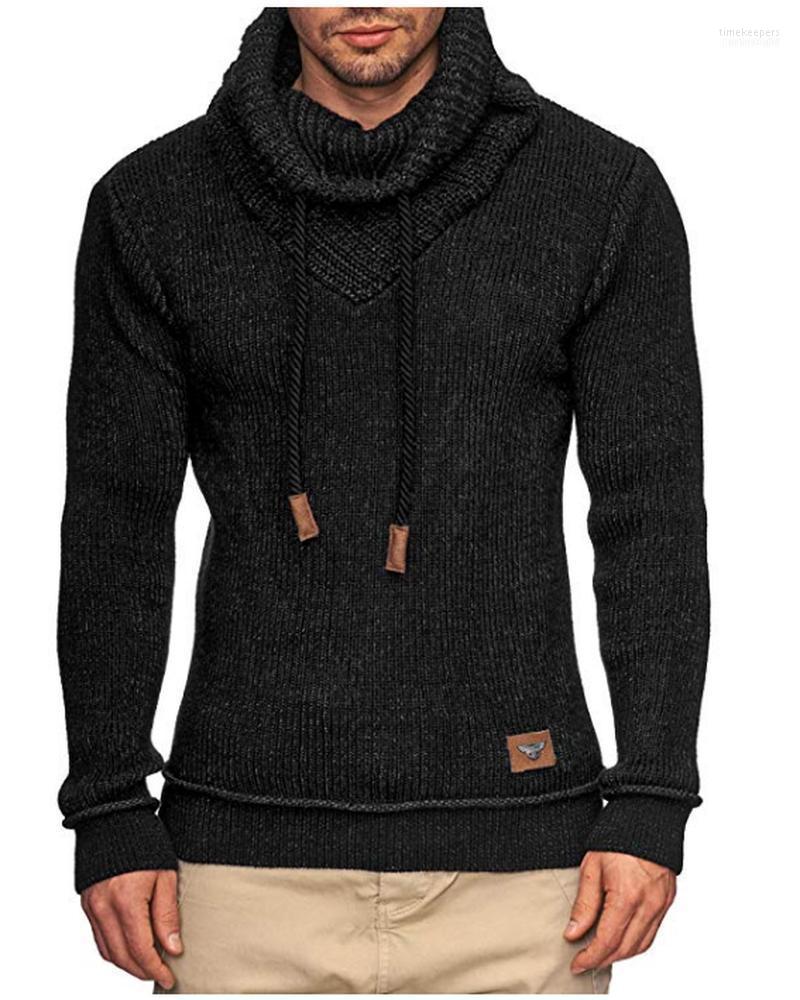 

Mens Sweaters Winter Solid Color Warm Outwear Casual Christmas Turtleneck Sweater Slim Fit Pullovers Men Men' Time22, Gray