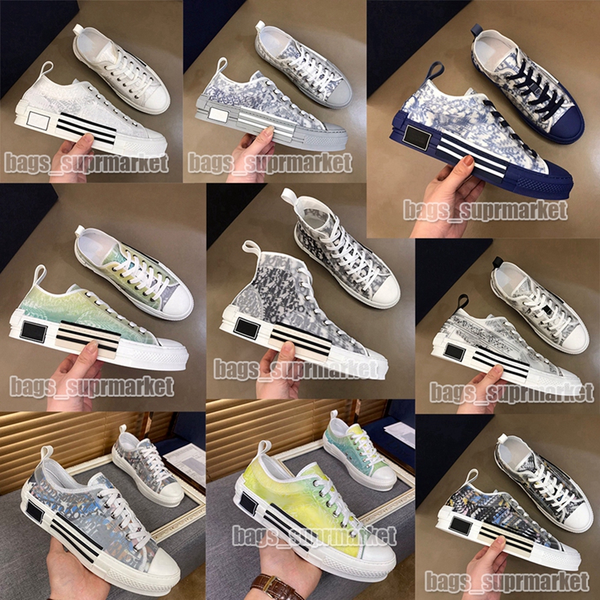 

designer diors dio sneakers sneaker shoes shoe b23 casual shoes oblique technology trainers men women fashion breathable outdoor platform flat trainer 2022, 13