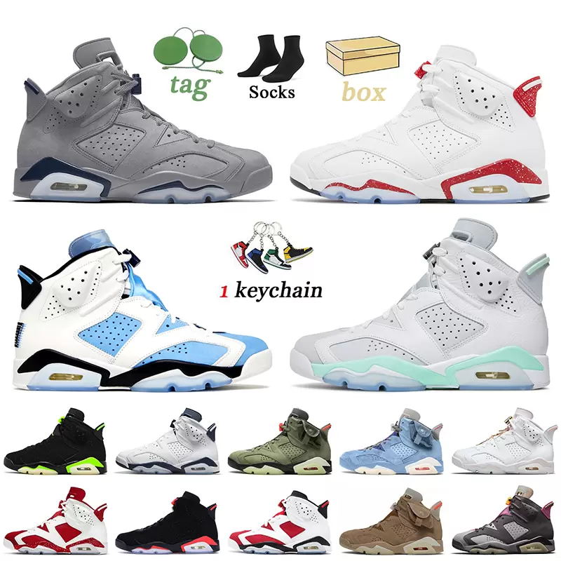

With Box Red Oreo 6s Basketball Shoes Jumpman 6 Georgetown UNC Mint Foam Gold Hoops Carmine Black Infrared Bordeaux British Khaki Tech Chrome Mens Trainers Sneakers