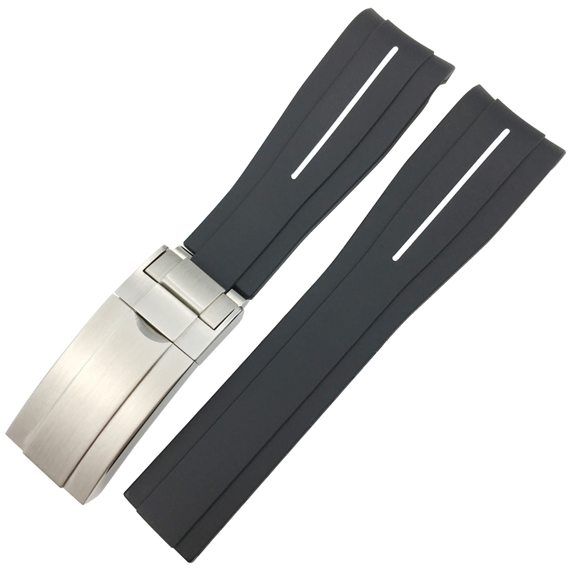 

20mm 21mm Rubber Silicone Watchband Colorful Watch Strap for Watch