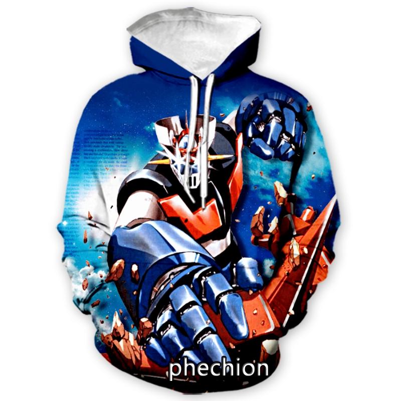 

Men' Hoodies & Sweatshirts Phechion Fashion Men/Women Mazinger Z Infinity 3D Print Long Sleeve Hoodie Casual Sweatshirt Men Sport Pullover, 02