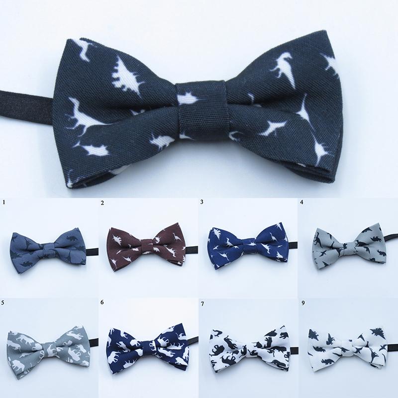

Bow Ties Classical Kid Bowtie Dinosaur Butterfly Classic Lace Up Grils Baby Children Tie Man Creative Style TieBow
