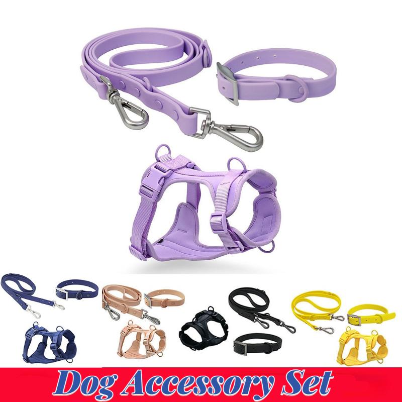 

Dog Collars & Leashes Pet Traction Rope Airtag Breathable Harness For Wildone Xl Macarone Harnesses Accessories Small Chest Strap Dogs Vest