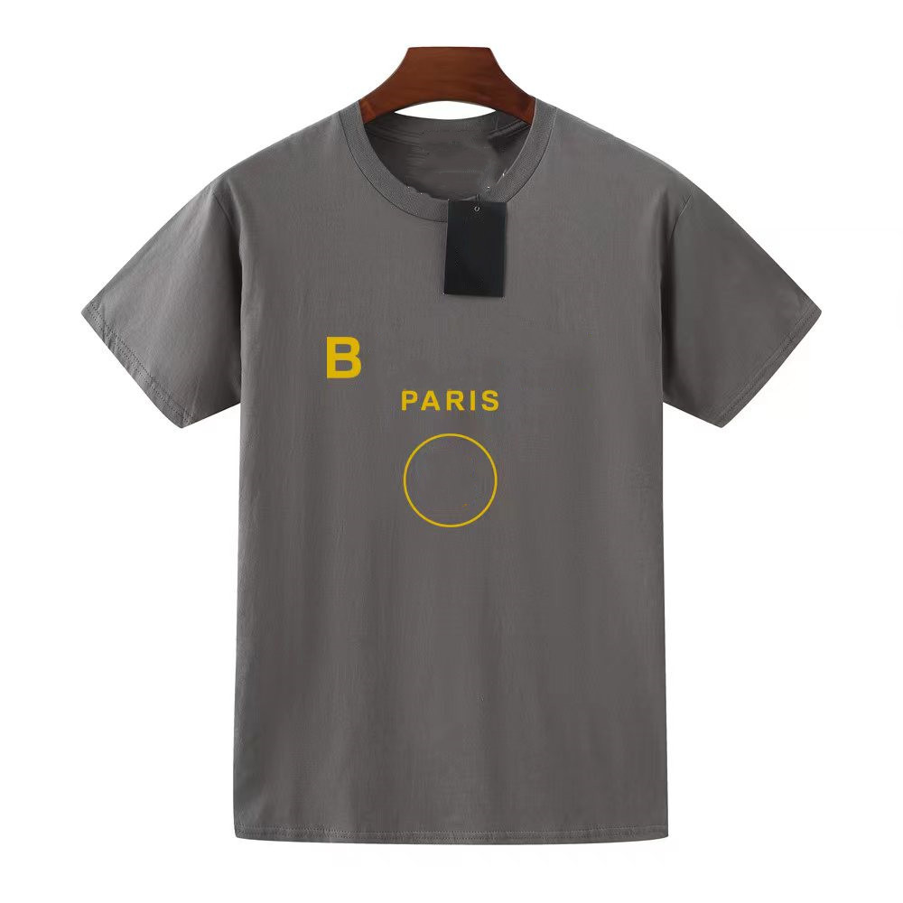 Polos Designer T-shirt Hommes Vêtements T-shirts à manches courtes Lettre d'été Mode Luxurys Gros Sweat-shirt gris Mens Top Taille XS-2XL Tshirt