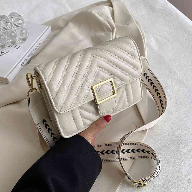 2022 new light luxury shoulder bag high-quality messenger small square women's