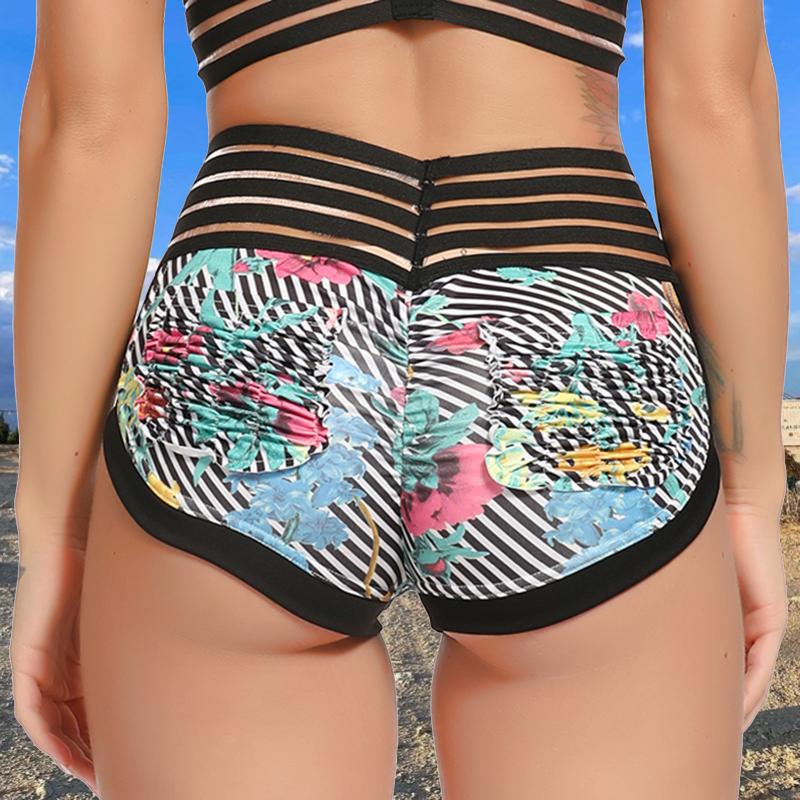 

Yoga Outfit Pocket Shorts Fitness Women Leggins High Waist Workout Exercise Gym Girl Sports Female Seaside Beach Print LeggingsYoga, 1973