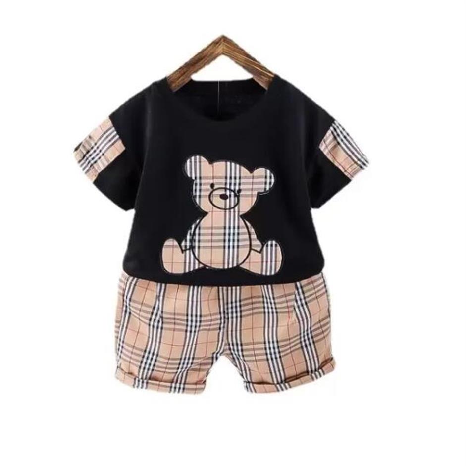 

Baby Boy Print Clothing Set Cartoon Short Sleeve T Shirts + Shorts 2 pcs Set Boutique Kids Sets197U