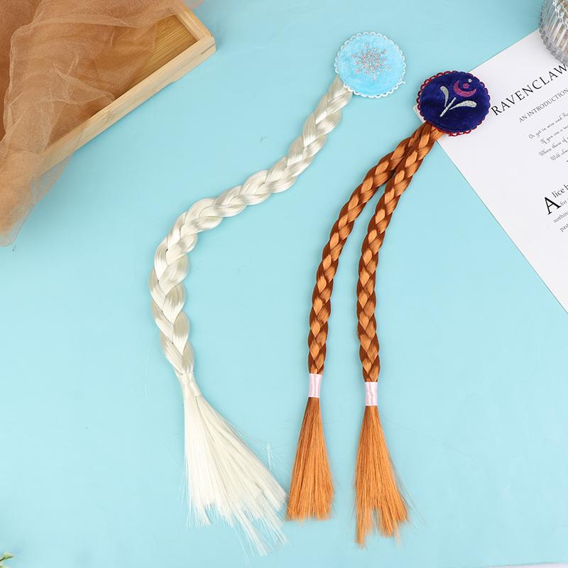 

Hair Accessories Girls Wig Braid For Princess Dress Clothing Cosplay Snow Queen, Br