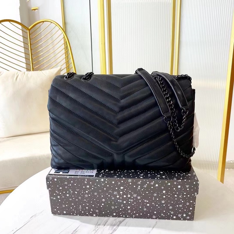 

ysls black matte bag white wallet on chain sac de jour camera silver hardware small pink loulou medium dark beige handbags leather Crossbody Designer Shoulder Bags, Ask me for pictures