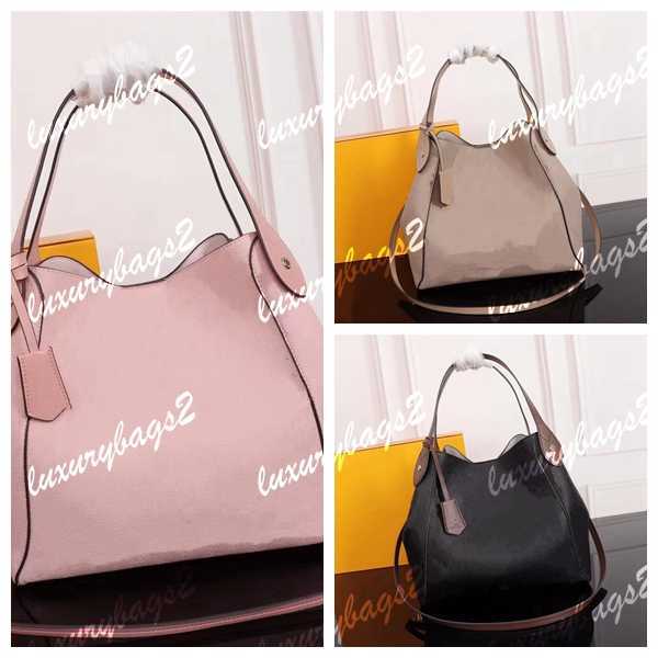 

Crossbody Designer Bag Large Totes Shoulder Women Handbag 46cm HINA 3 Colors Genuine Leather Handbags Hand Messenger Clutch Evening Tote, Pink