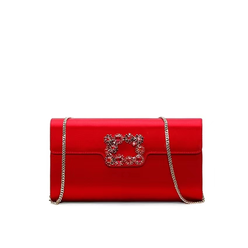 

High-end classic imported silk satin women shoulder bag chain single shouldesres dress bags temperament women's handbag fashion evening bag clutch, Customize