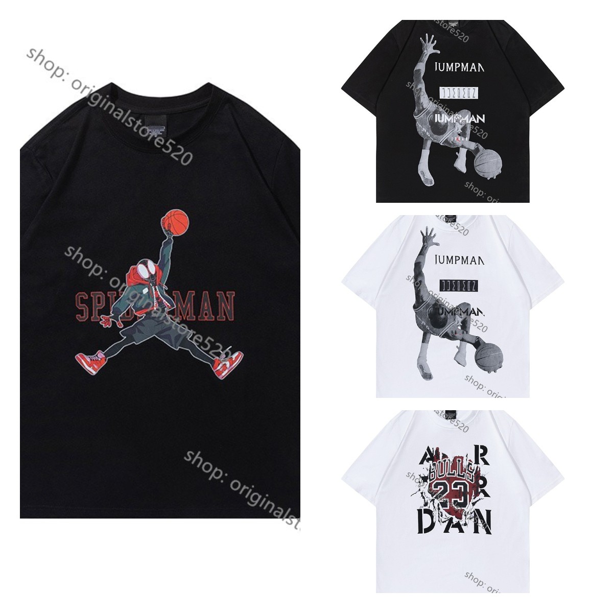 

Men's T Shirt High Tech fleece Quality t shirts Reflective luminous Trapeze Splash Print Crew Neck Cotton Loose Casual Tees Classic Short Sleeve05080101010, 1pcs buttons