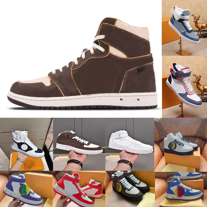 

men Running shoes high top sneakers lacet white one black 1 Trainers Europe patch trail Tripartite joint Trail Sneaker L Rubber outsole Canvas Calf size 38-45, 08