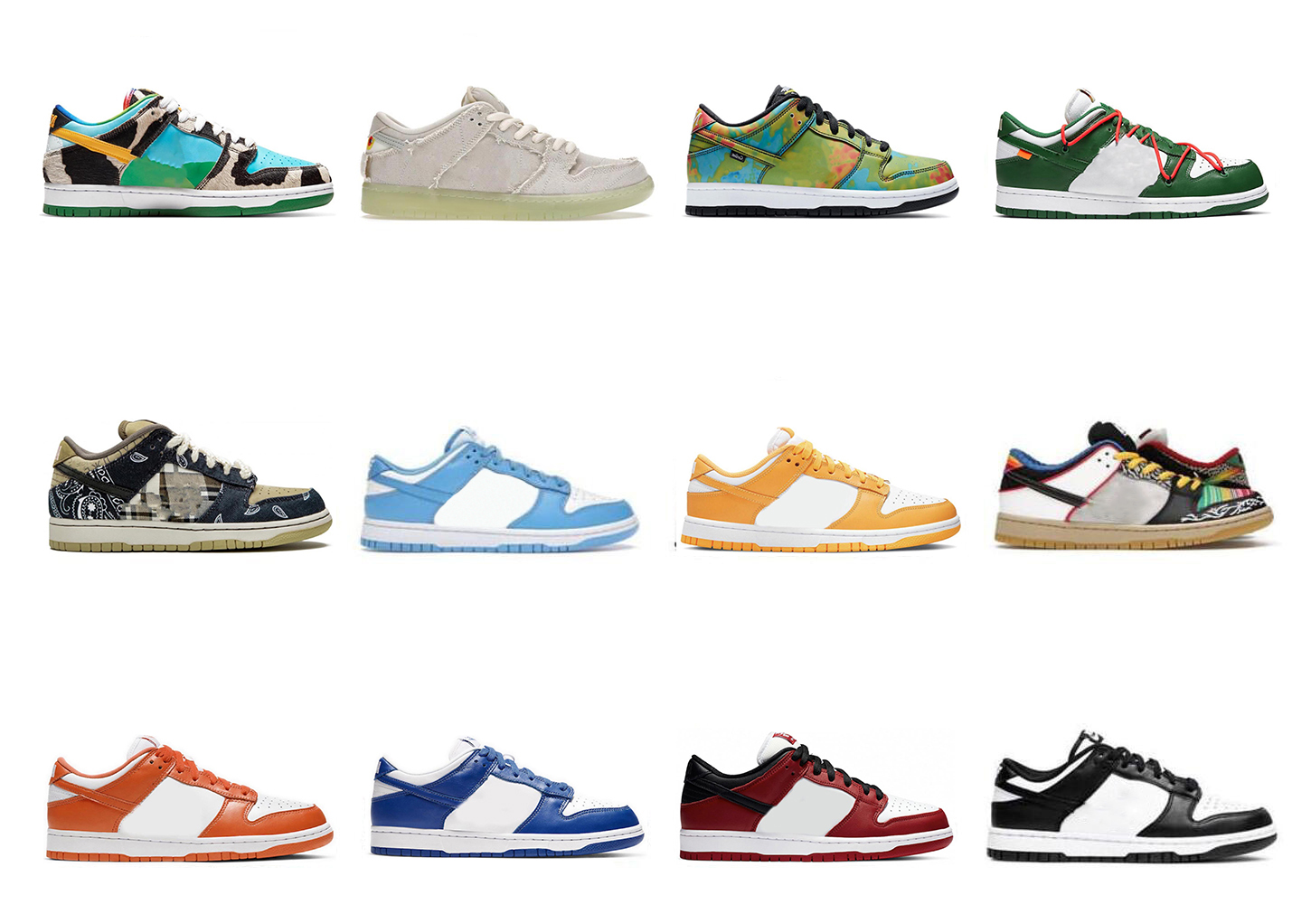 

2022 Authentic LA Union Low Outdoor Shoes Syracuse Black Coast White Kentucky Chunky University Blue Chicago Men Women Sports Sneakers With Original box