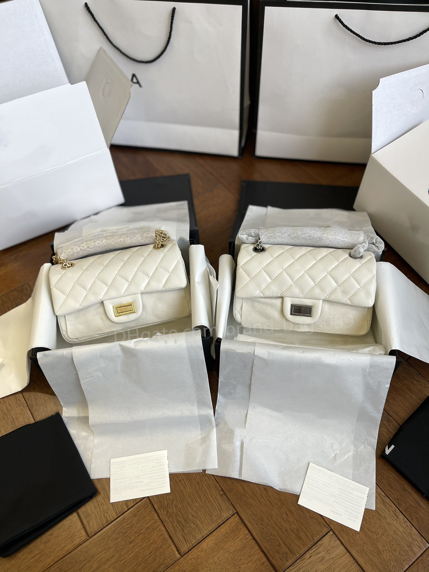 

2022 fashion womam luxury designers bags leather Handbags classic chain Cosmetic messenger Shopping shoulder bag 2.55 vintage Totes Wholesale lady wallet purse, No box