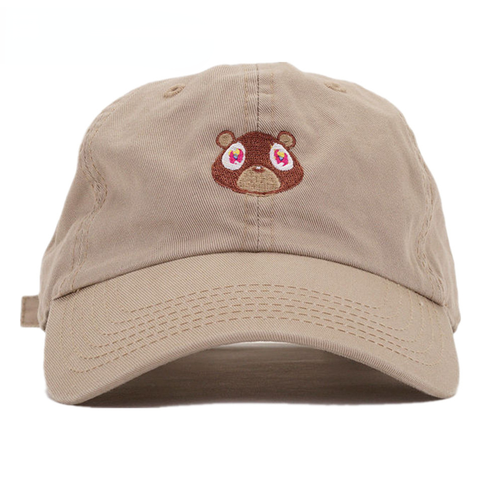 

Kanye Wt ye bear and beautiful Unisex baseball cap exclusive hip-hop style summer hater snapback, Pink