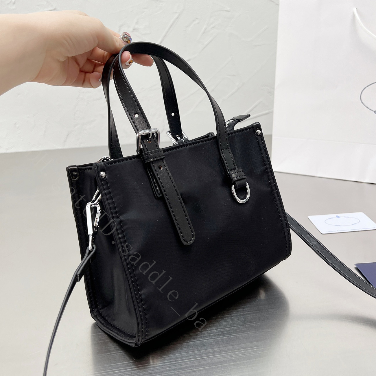 

2022 ss cross body the tote bag lady fashion luxury designer shoulder plain letter zipper shopping shoulder handle square casual handbags women purse great wallet, Color q