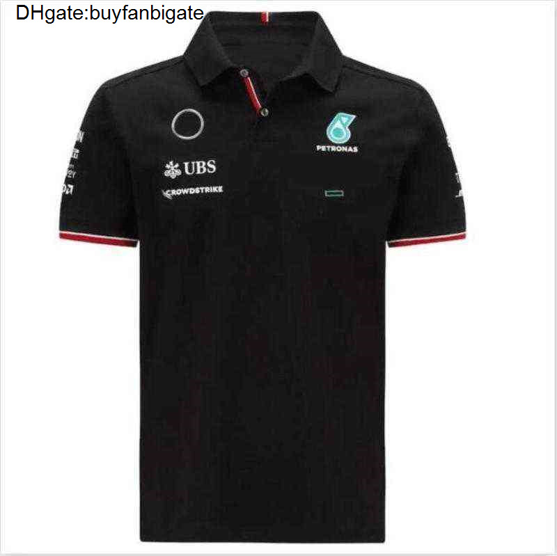Luxury Petronas Designer Mercedes Men's t Shirts Amg Top F1 Formula One Racing Polos Women Casual Short Sleeve T-shirts Benz Polo Lewis FTHT