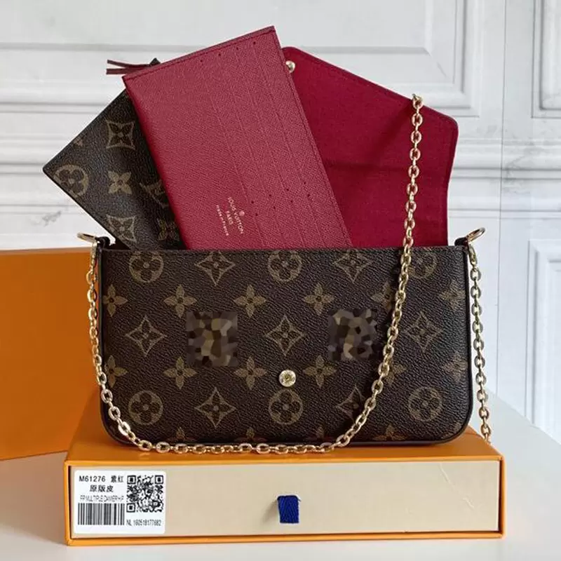 

Designers Bag Purses Lvity Bags Louiseity Viutonity Lvs Louisity Vuttonity CrossBody Women Tote fashion female Messenger 3pcs set handbag