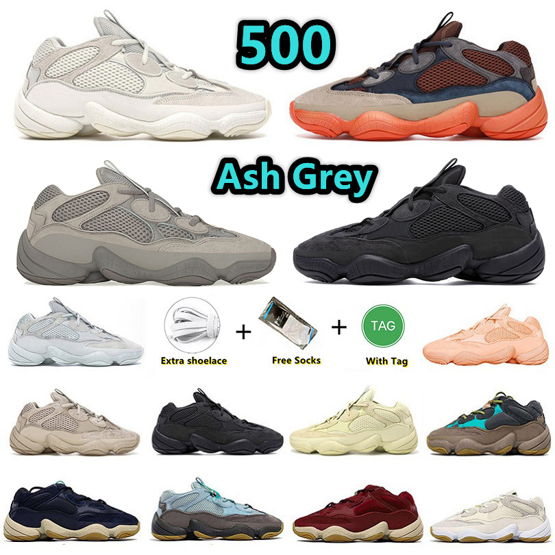 

designer 500 mens running shoes Enflame Salt Stone Soft Vision Taupe Light Utility Black Moon Yellow Bone white Blush Azael Alvah men women trainers sports sneakers