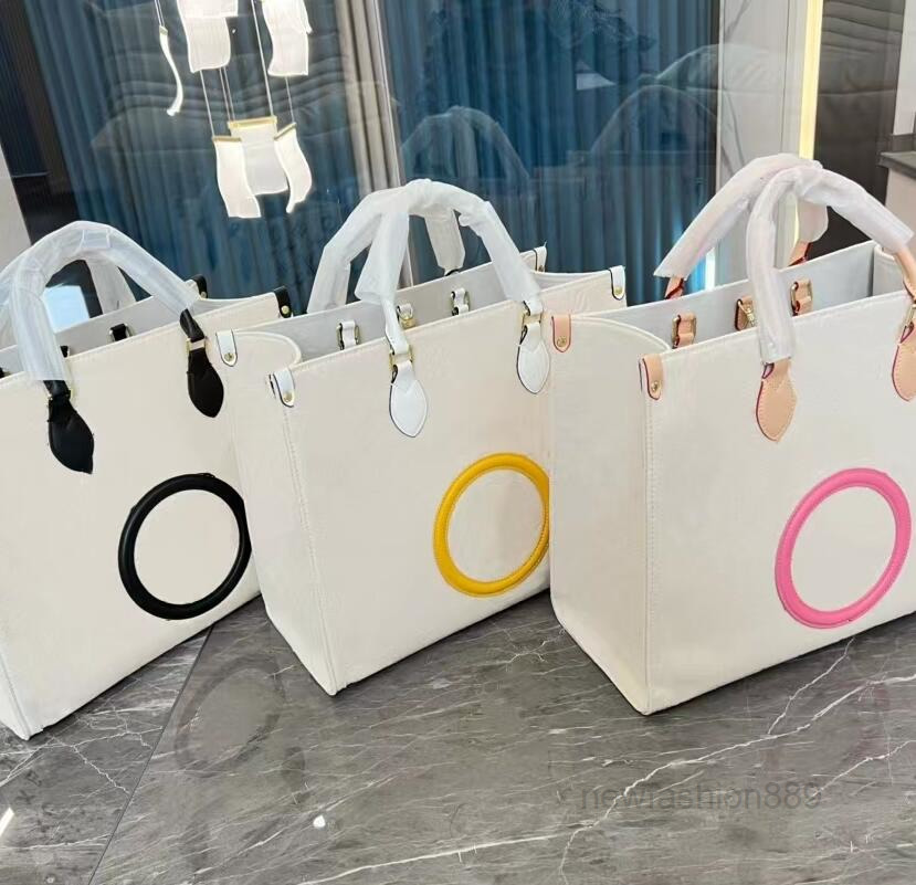 

Totes Designer Practical Capacity Women Canvas Embroidery Lady Elegance Fashion Luxury Brand Shopping Bag New Style Emboing Wallet Handbag top quality