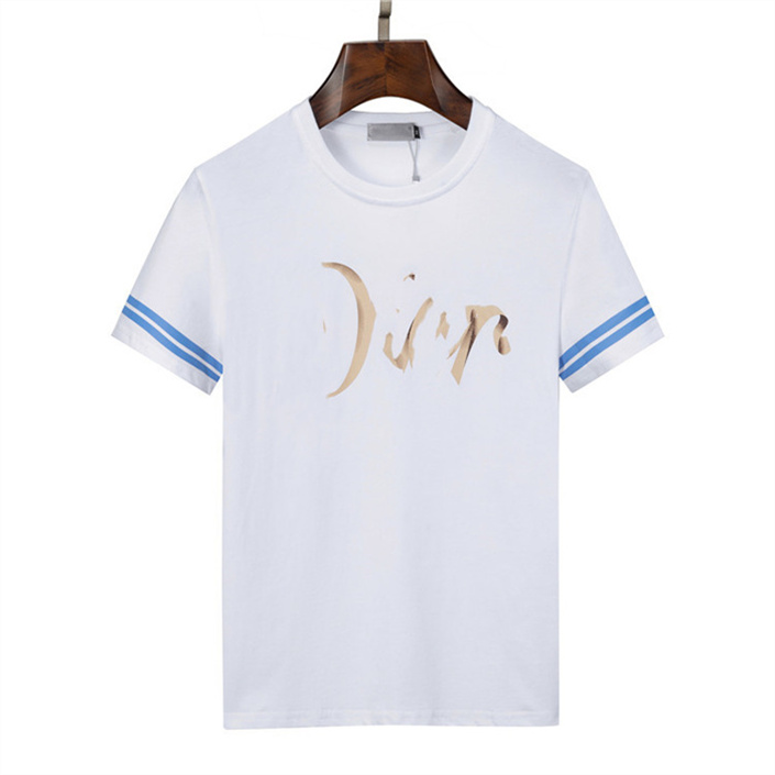 

Luxury T-shirt Summer Mens womens Short Sleeves Fashion Tee Pure cotton high quality shirts Leisure Classic Pattern Size XV39