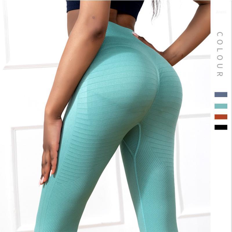 

Women' Leggings Seamless Buttocks Fitness High Quality Elasticity Running Women Workout Push Up Legging Slim, Sky blue
