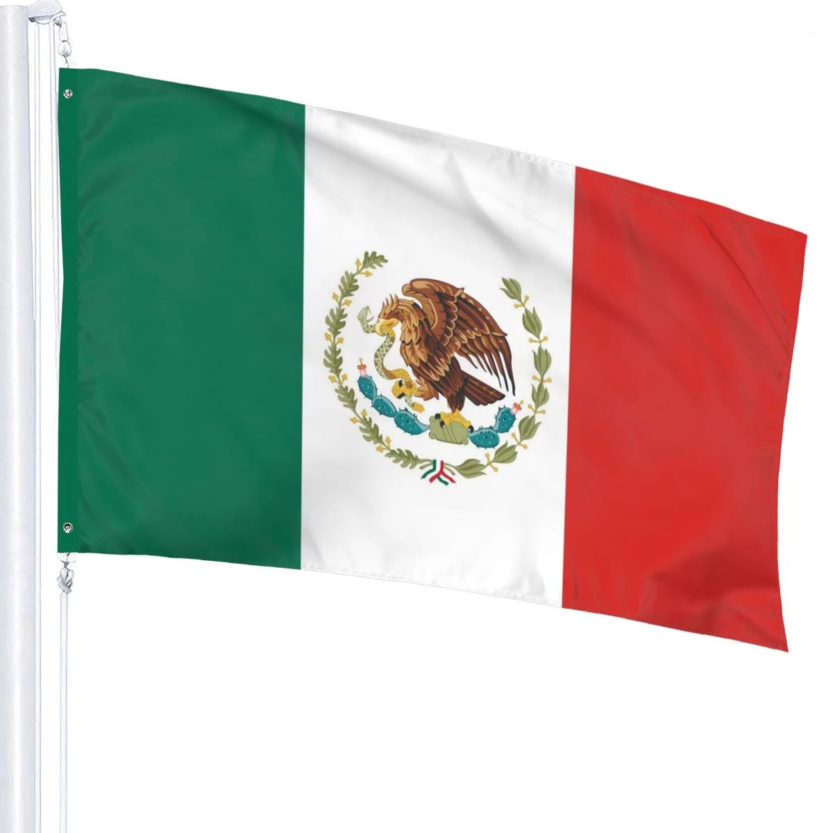 

DHL MX MEX Mexicanos Mexican Flag of Mexico Wholesale Direct Factory Ready to ship 3x5 Fts 90x150cm CPA3294
