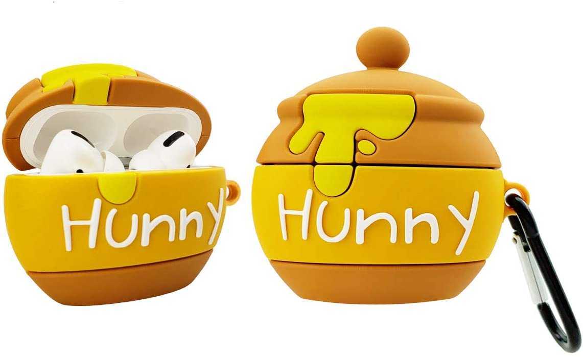 Case for Airpods Pro,silicone 3d Cute Funny Cartoon Food Character Kawaii Airpods Cover Shockproof Compatiable with Wireless Charging