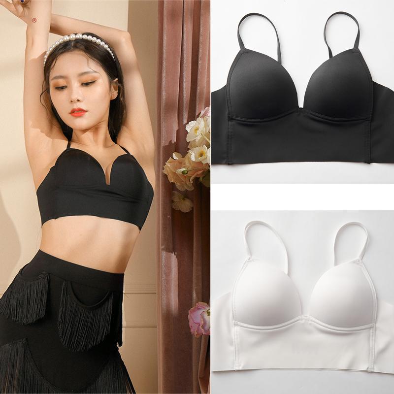 

Stage Wear Sexy Latin Dance Suit Sling Underwear Summer Special Bra With Beautiful Back Ballroom Costumes For Women XS1661Stage, Black