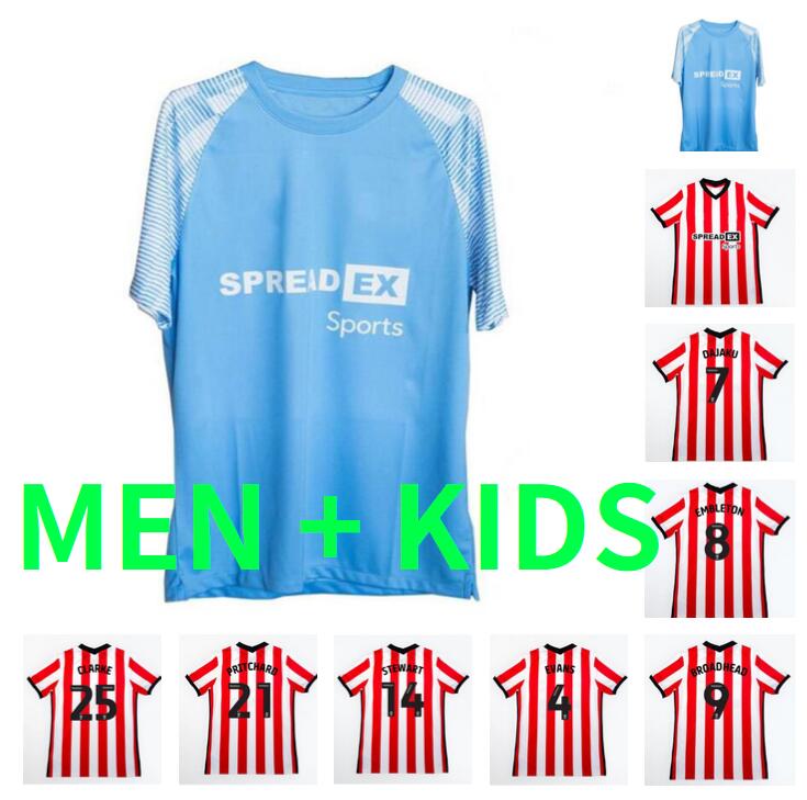 

SUNDERLAND 22 23 soccer jerseys 2022 2023 camiseta de futbol DAJAKU EMBLETON BROADHEAD Gooch O'NIEN Stewart Xhemajli PRITCHARD NEIL MCGEADY football shirts Men kids