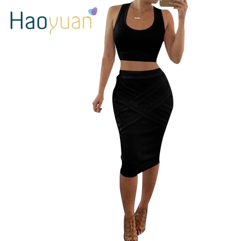 

2017 Two Piece Dress Bandage Bodycon Sundress Sexy Party Dresses White Red Black Yellow Vestidos 2 Piece Set Women Summer Dress q1110, Blue