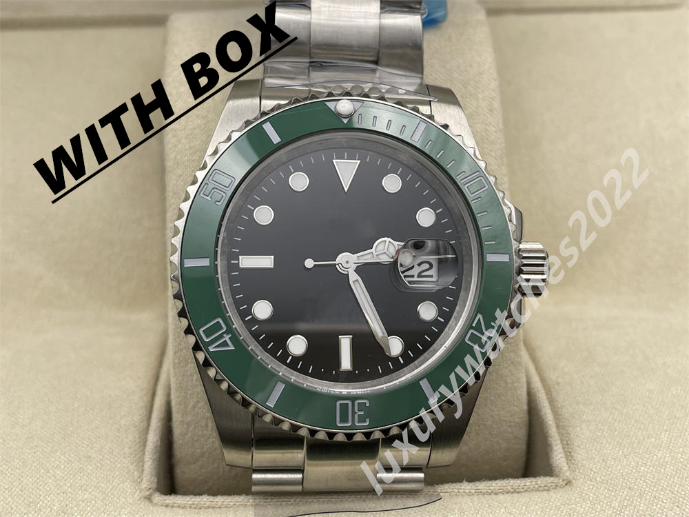 

ZR Factory Watch 41mm Green Circle Polar Black Date Stainless 2813 Movement Automatic 904L Mens Watch Fashion Sapphire Luminous Wristwatches