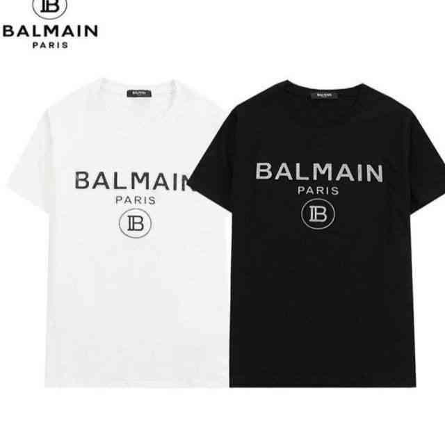 

balman brand Spring and summer new couple T-shirt women's classic letter printed round neck cotton short sleeve men's T-shirt balman PK9F, White