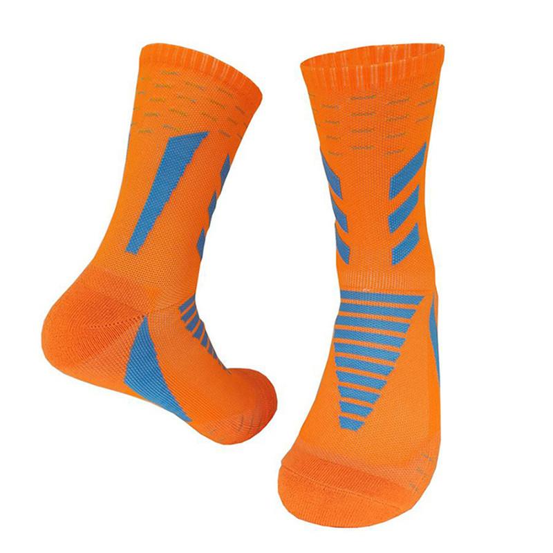 

Men's Socks Cycling Basketball Compression Women Men Thigh High Soccer Running Sport Bicycle Roadbike, Black