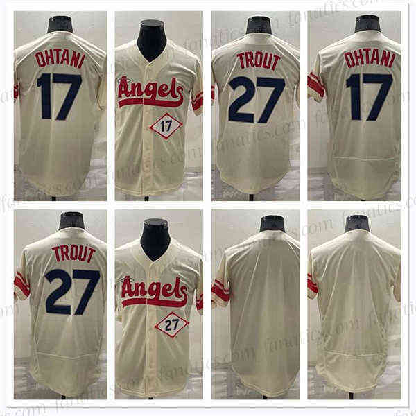 

27 Mike Trout Shohei Ohtani ANGELS 2022 City Connect Jersey Top Quality Blank without name number Baseball Jerseys, As photo